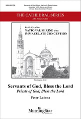 Priests of God, Bless the Lord/Servants of God, Bless the Lord SATB Choral Score cover